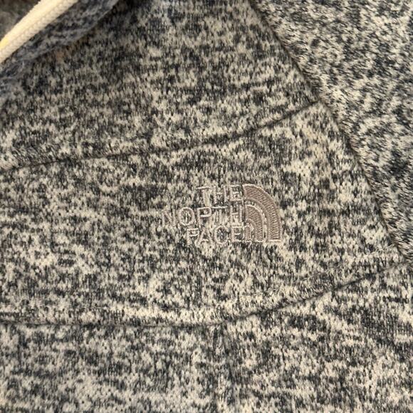 The North Face Women's Fleece Jacket sz S Grey Full Zip Jacket - Picture 6 of 8